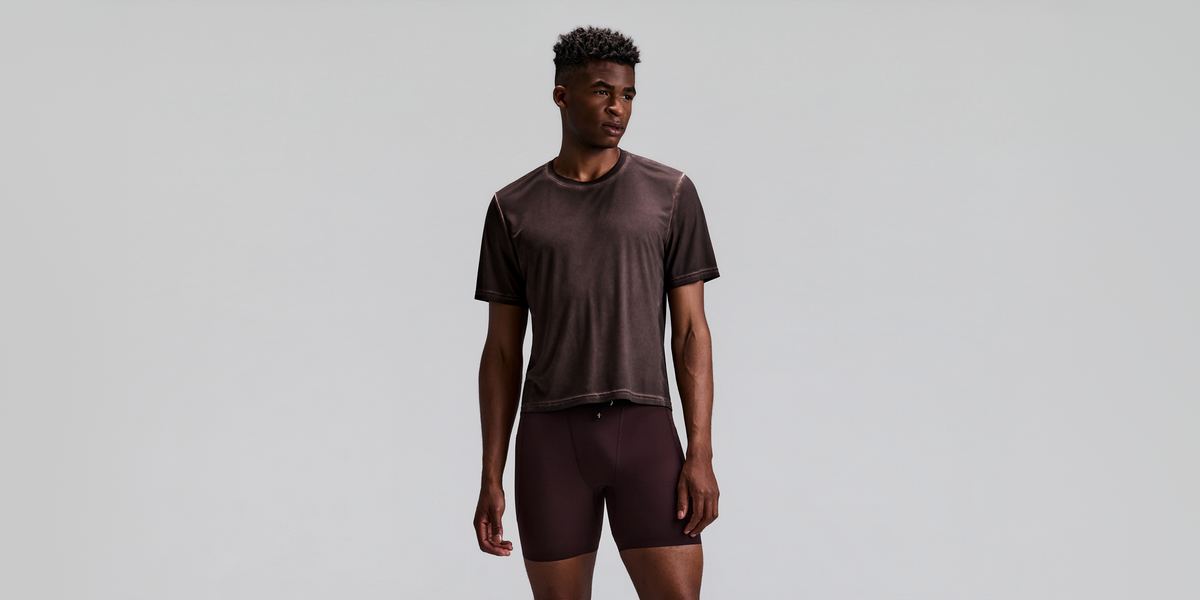 Men's FrioSoft™ Perforated Box Tee - Espresso