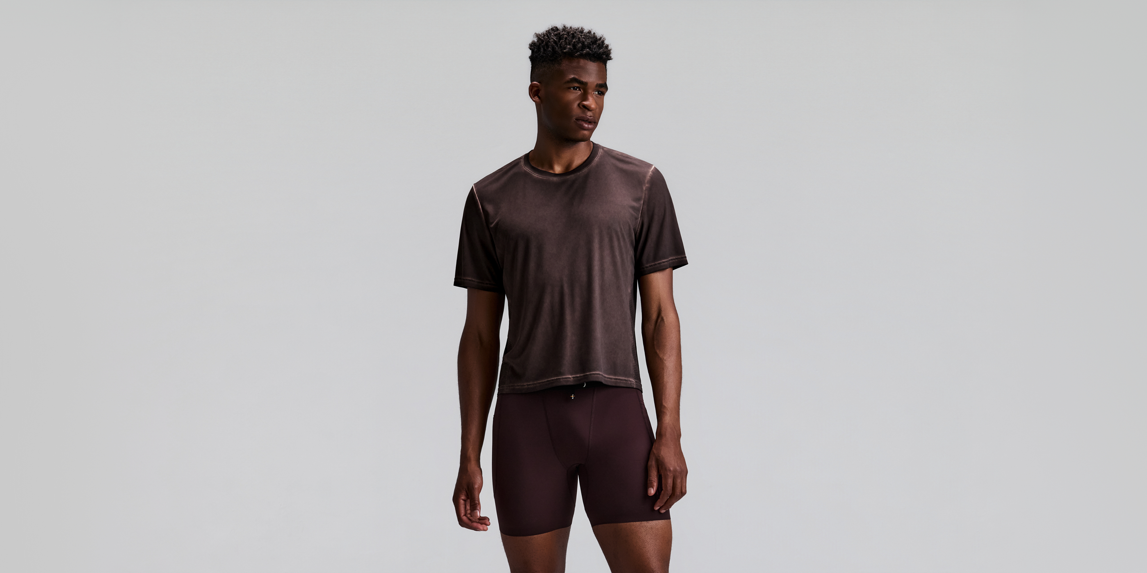 Men's FrioSoft™ Perforated Box Tee - Espresso