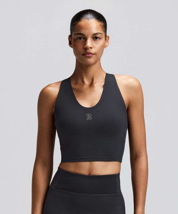 Women's Vanisher™ V-Neck Race Crop - Anthracite