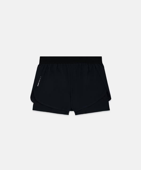 Men's CoolGrid™ 2-in-1 Run Short - Black