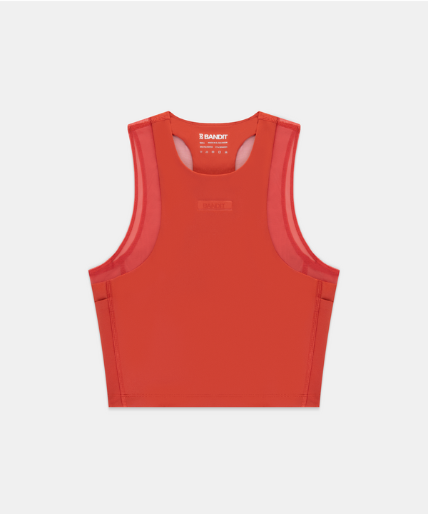 Women's Stamina-V™ Lyra Race Crop - Rusted Apricot