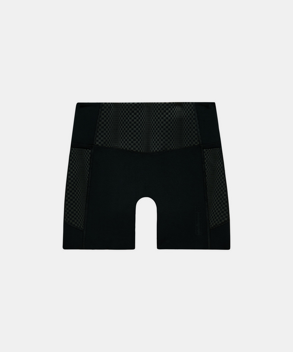 Women's Stamina-V™ Threshold 5" High Waist Compression Shorts - Black