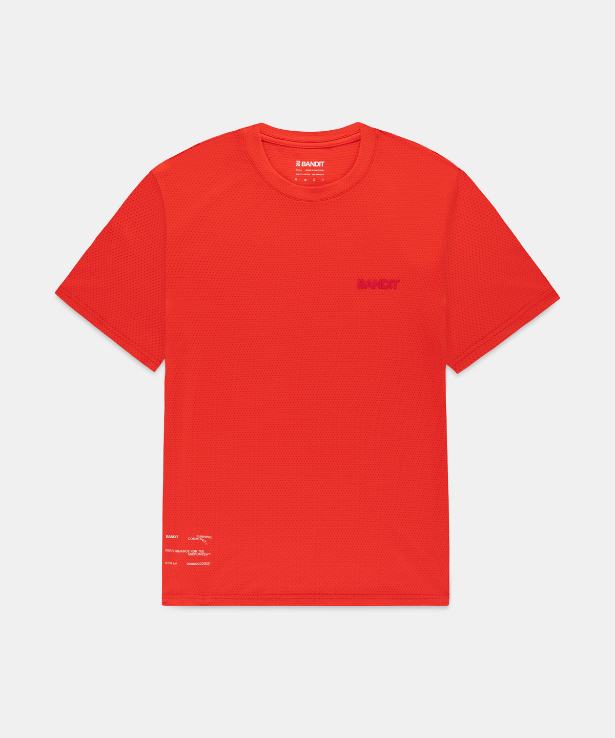 Men's Micromesh™ Short Sleeve Run Tee - Poppy