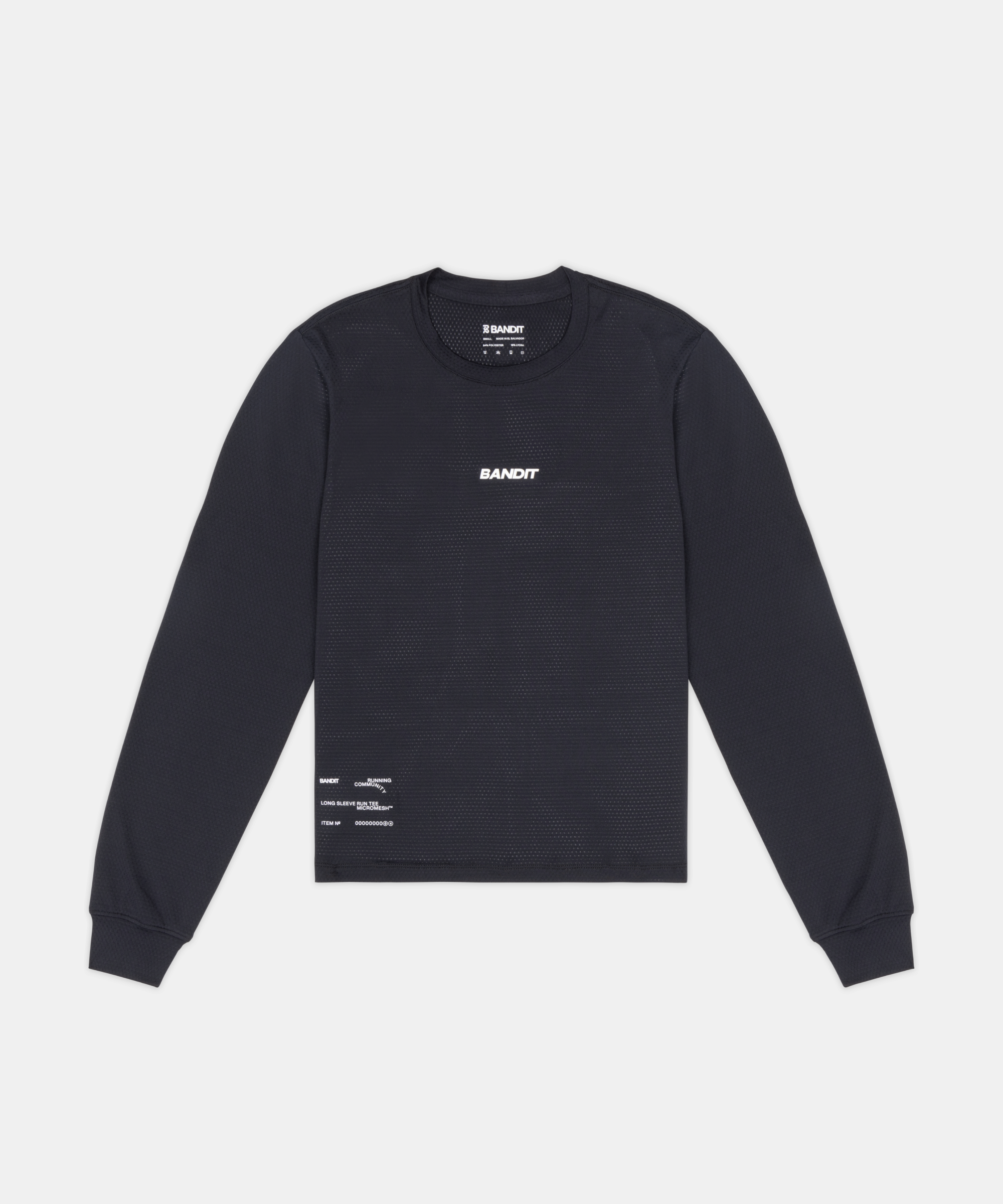 Women's Micromesh™ Long Sleeve Tee - Black