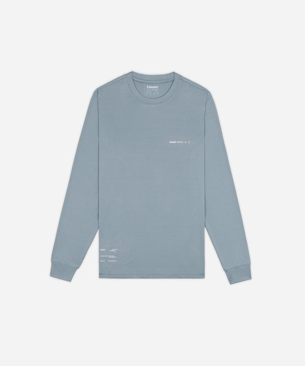 Men's Micromesh™ Long Sleeve - Tranquil Blue