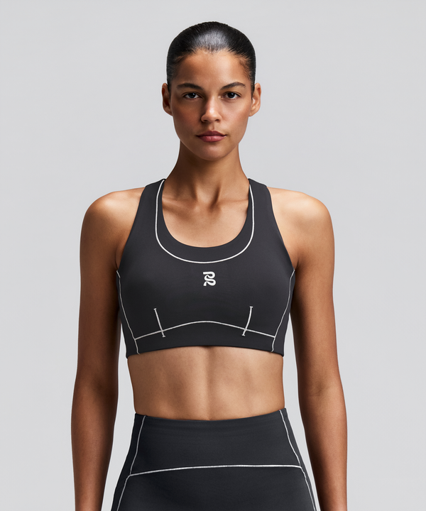 Women's Vanisher™ Pop Stitch™ Arco Run Bra - Anthracite