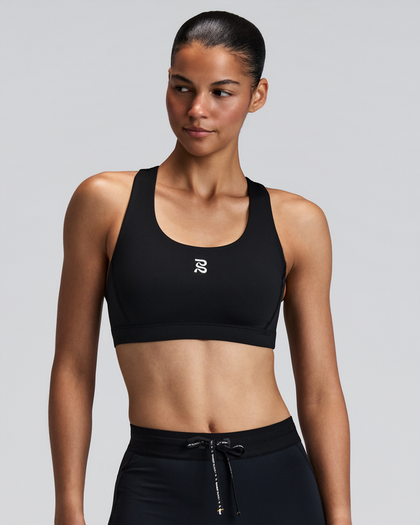 Women's Stamina™ Scoop Neck Run Bra - Black