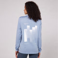Thumbnail of Micromesh™ "Geometry" Long Sleeve Tee - Unisex, Smokey Blue
