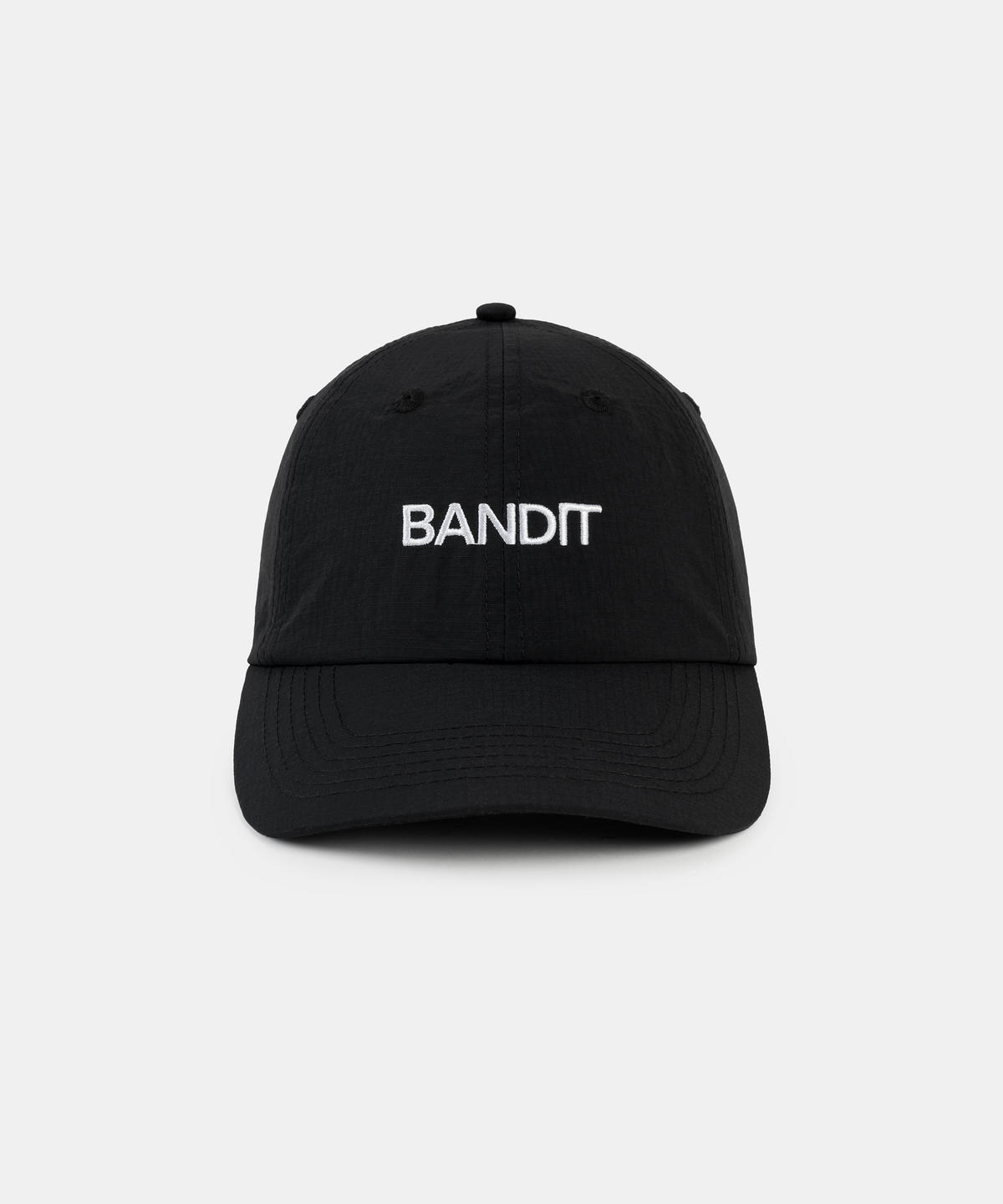 "Bandit" Nylon Dad Hat - Black