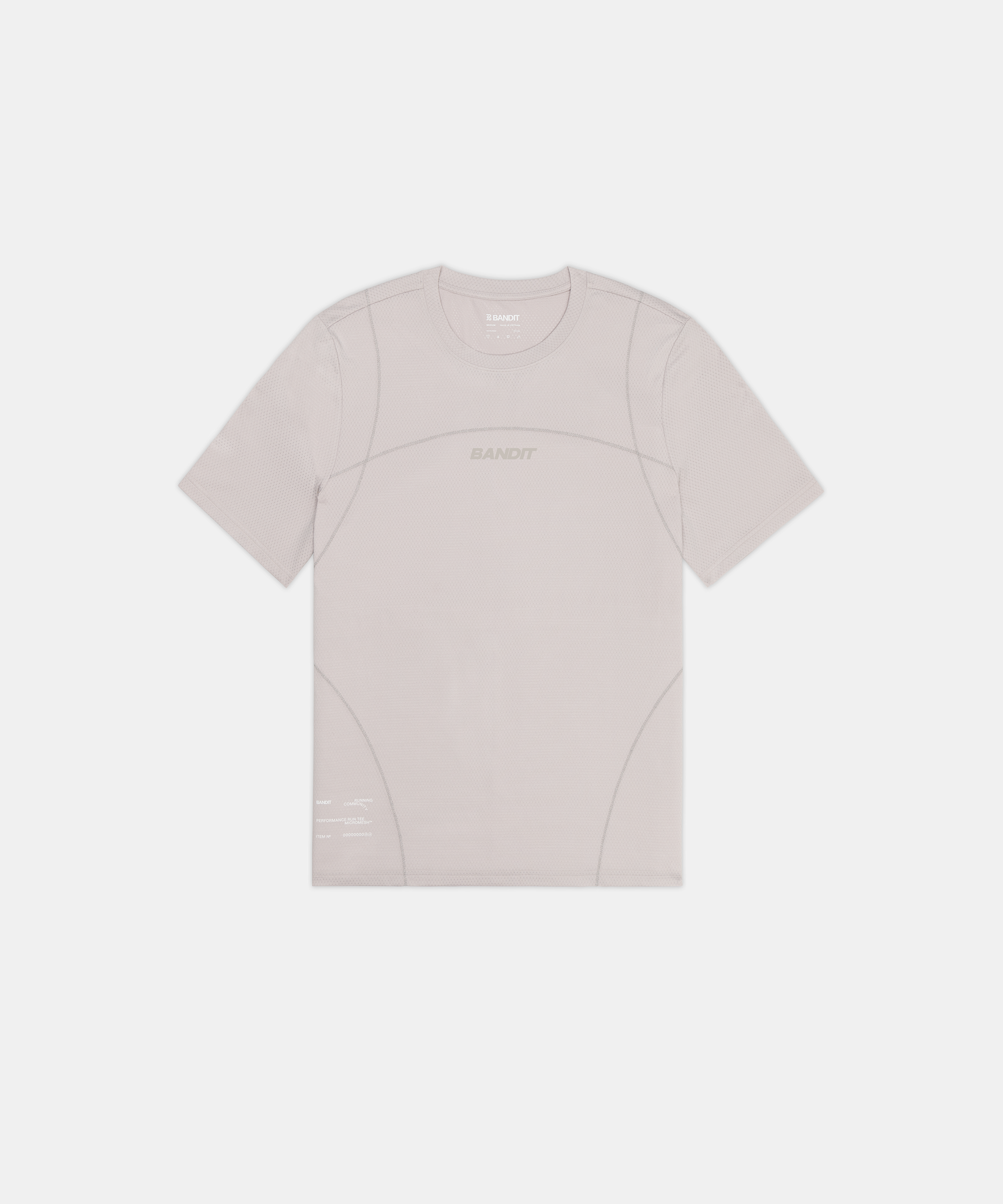Men's Micromesh™ Reflecto Stitch™ Run Tee - Ash