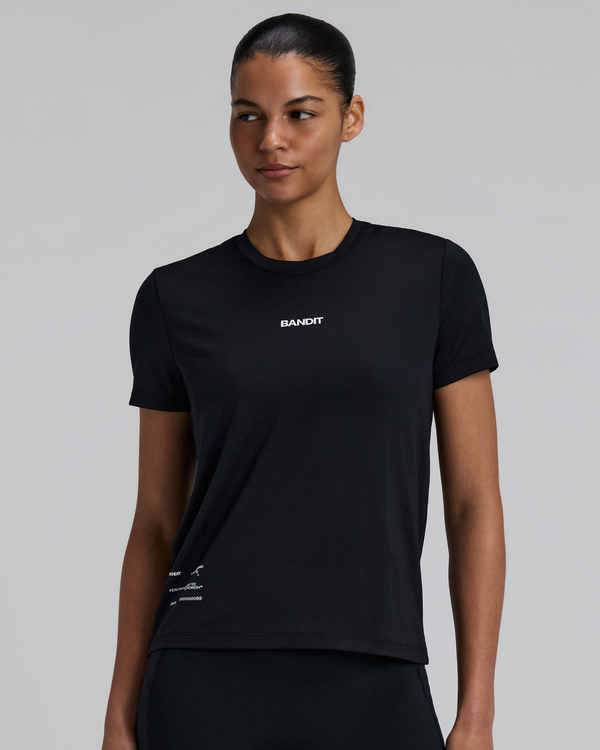 Women's Micromesh™ Run Tee - Black