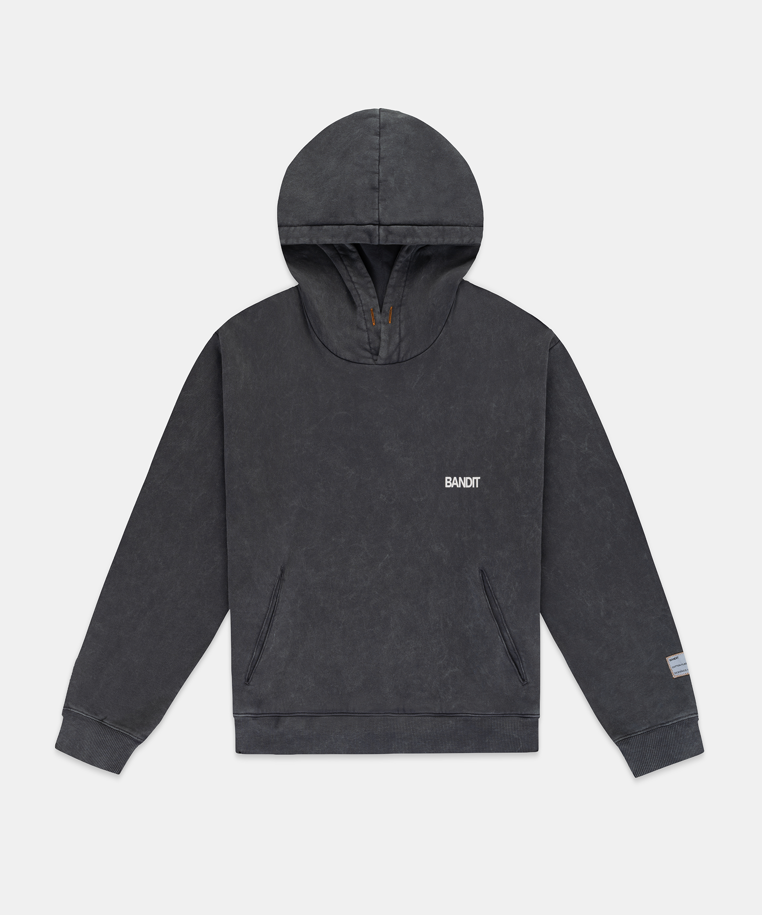 Unisex Chroma Wash Cropped Hoodie - Introspection Anthracite