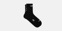 Thumbnail of Lite Run™ Spring Motif Quarter Socks - Black / White