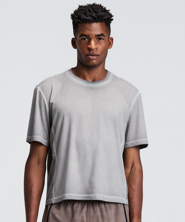 Men's FrioSoft™ Perforated Box Tee - Concrete Taupe