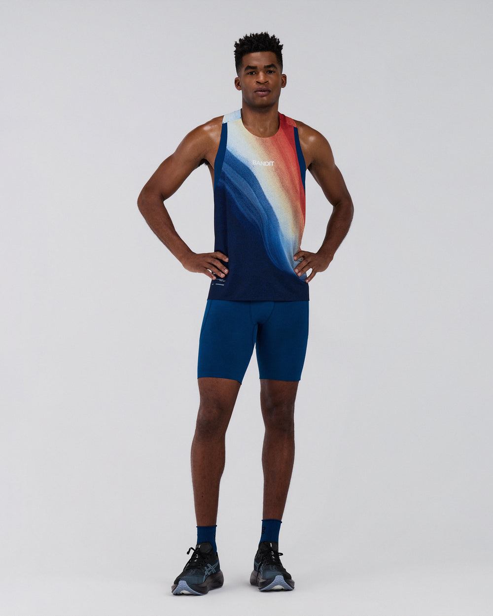 Men's Specter™ Race Singlet - Thermal Field Rusted Apricot