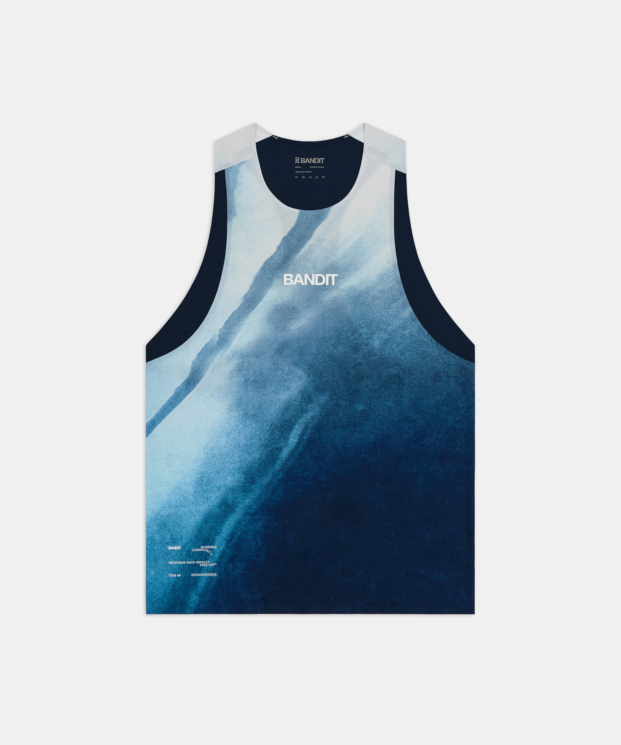 Men's Specter™ Race Singlet - Undertow Ink Blue Multi