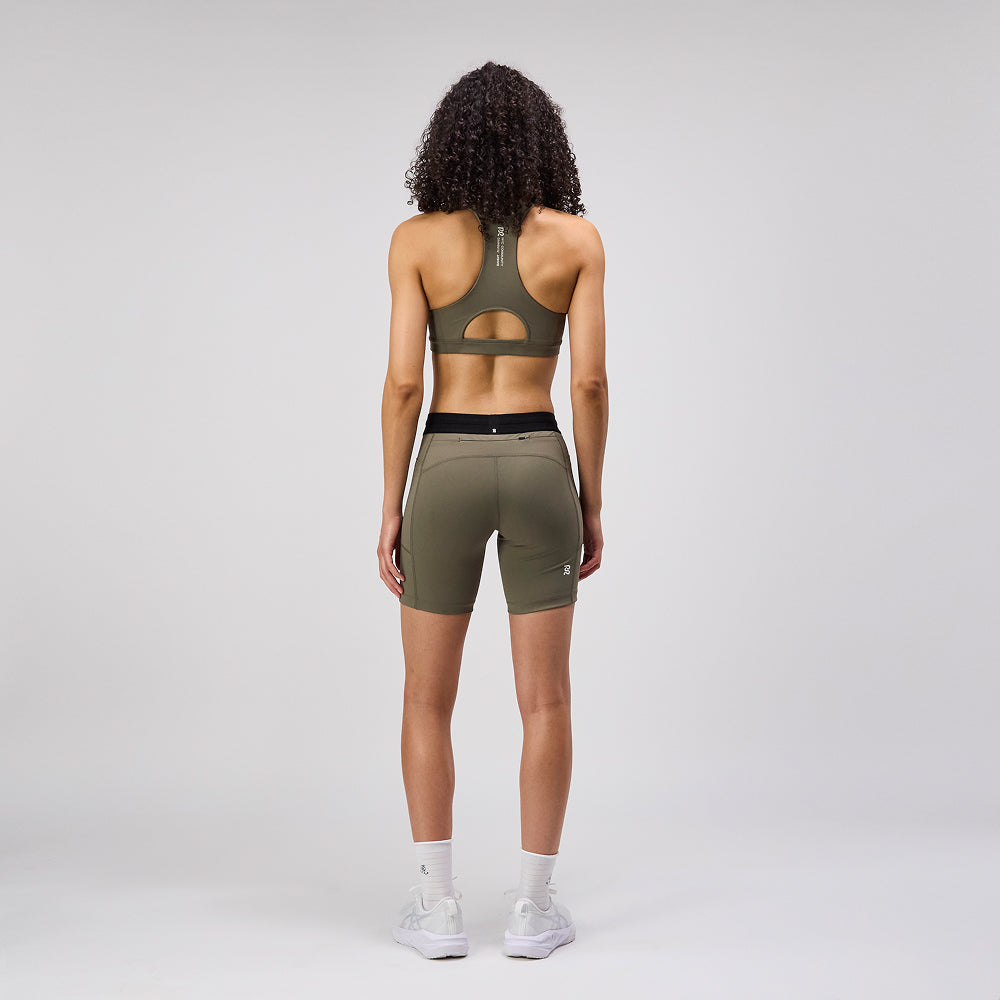 Stamina™ 7" Women's Compression Shorts - Fatigue