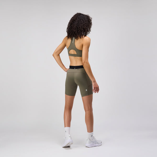 Stamina™ 7" Women's Compression Shorts - Fatigue