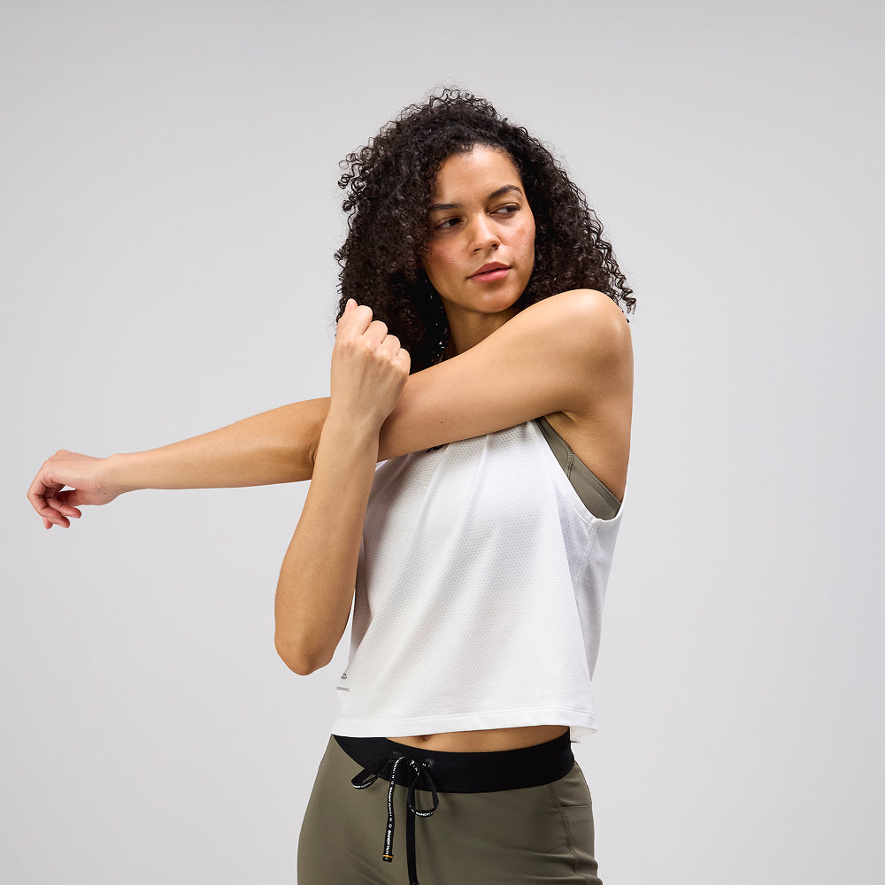 Micromesh™ Women's Run Tank - White