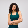 Cadence™ Scoop Neck Run Bra - Pine