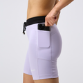 Thumbnail of Stamina™ 7" Women's Compression Shorts - Light Thistle
