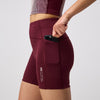 Stamina™ High Waist 5" Women's Compression Shorts - Port