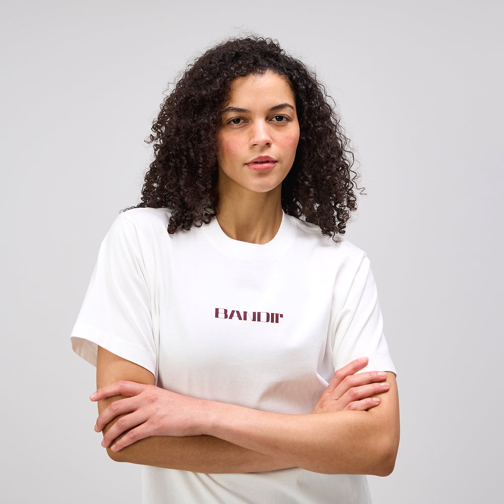 "Landscape" Cotton Tee, Unisex - White