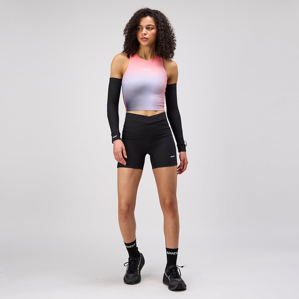 Stamina™ Race Crop - Thistle Print