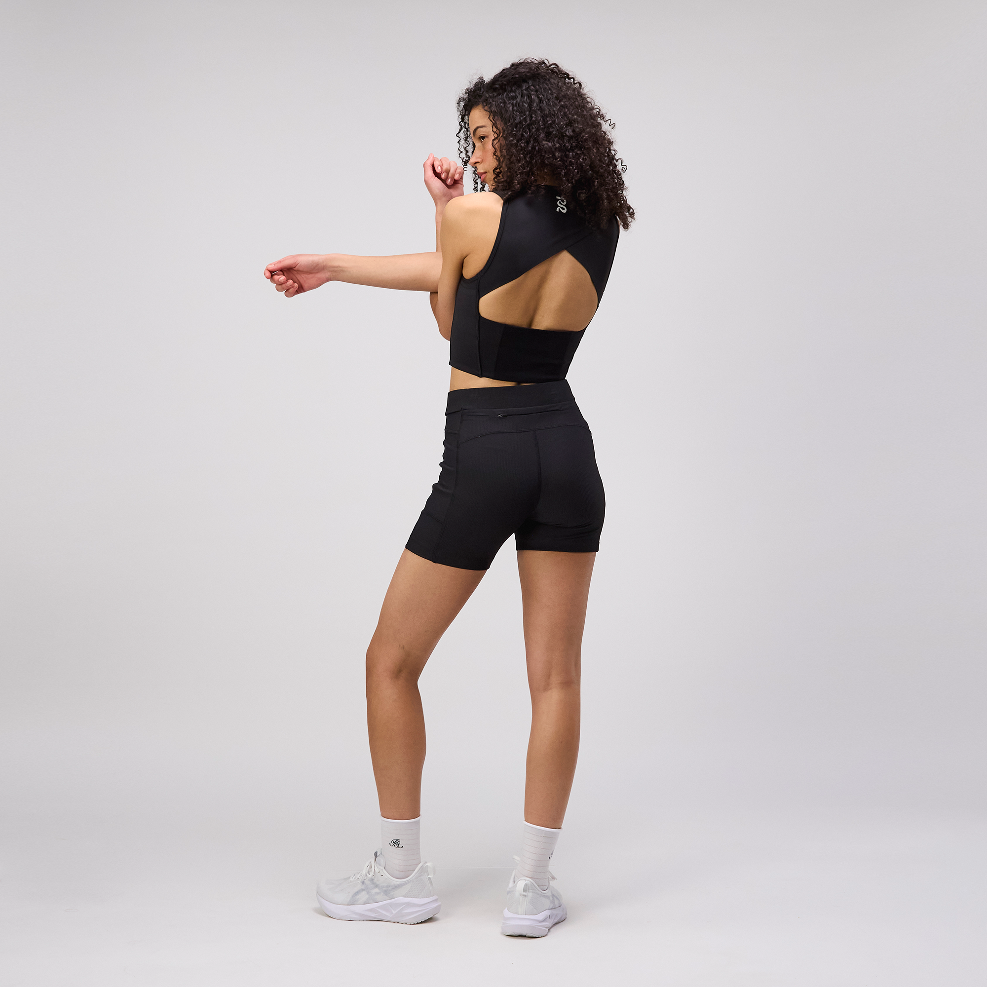 Cadence™ Crossover 5" Women's Compression Shorts - Black