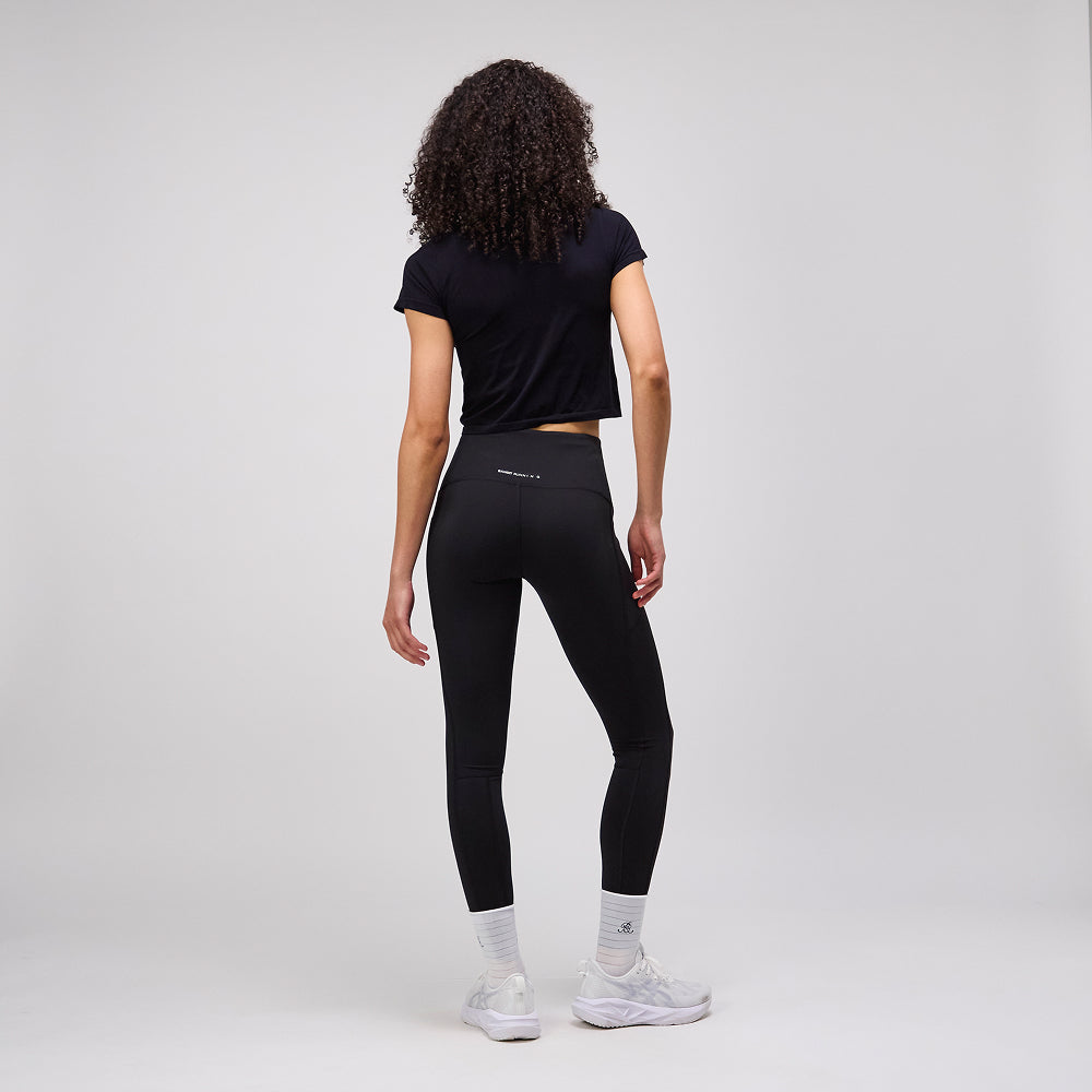 Mercury Seamless™ Women's Crop Tee - Black