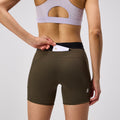 Thumbnail of Stamina™ 5" Women's Compression Shorts - Dark F atigue