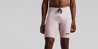 Thumbnail of Men's Striped Cadence™ Half Tights - Plaster / Orchid