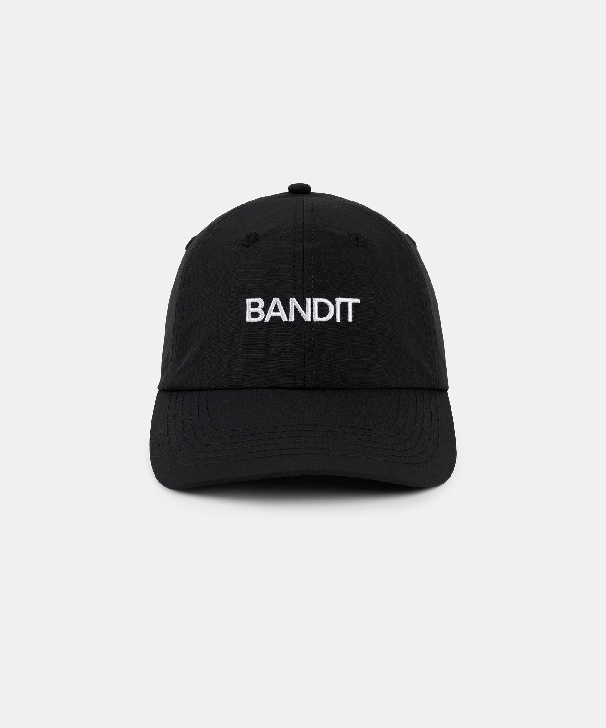 "Bandit" Nylon Dad Hat - Black