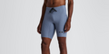 Thumbnail of Men's Striped Cadence™ Half Tights - Steel Horizon / Pavilion Blue