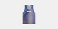 Thumbnail of Drift™ Mirage Racing Singlet - Deep Peri Blue with Rust Gradient