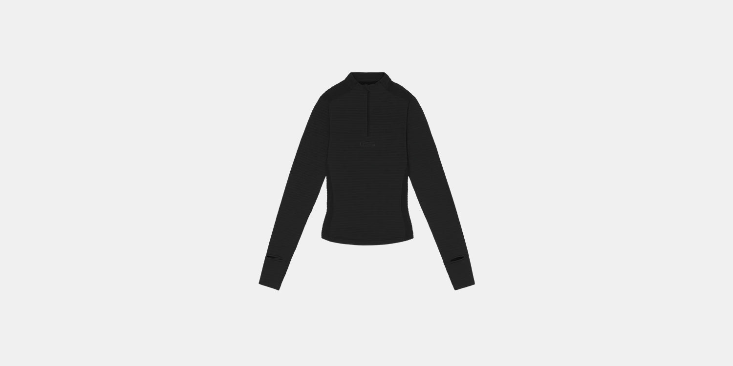 Women's CaldoGrid™ Cold Weather Quarter Zip - Black