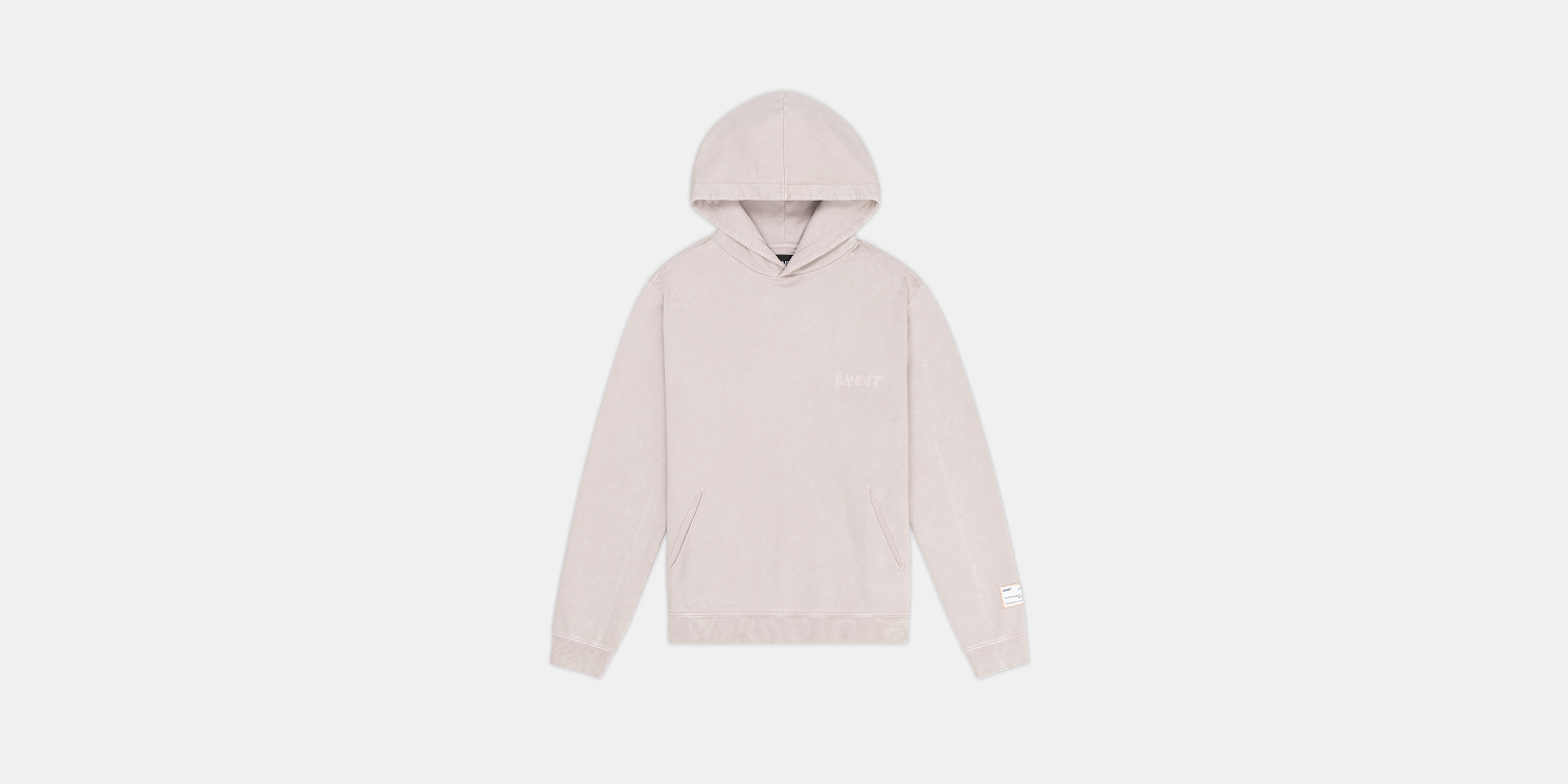 Melted Bandit Embroidered Hoodie - Ash