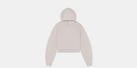 Thumbnail of Women's Stitch Logo Cropped Hoodie - Ash