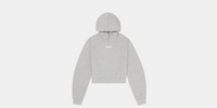 Thumbnail of Women's Stitch Logo Cropped Hoodie - Heather Grey