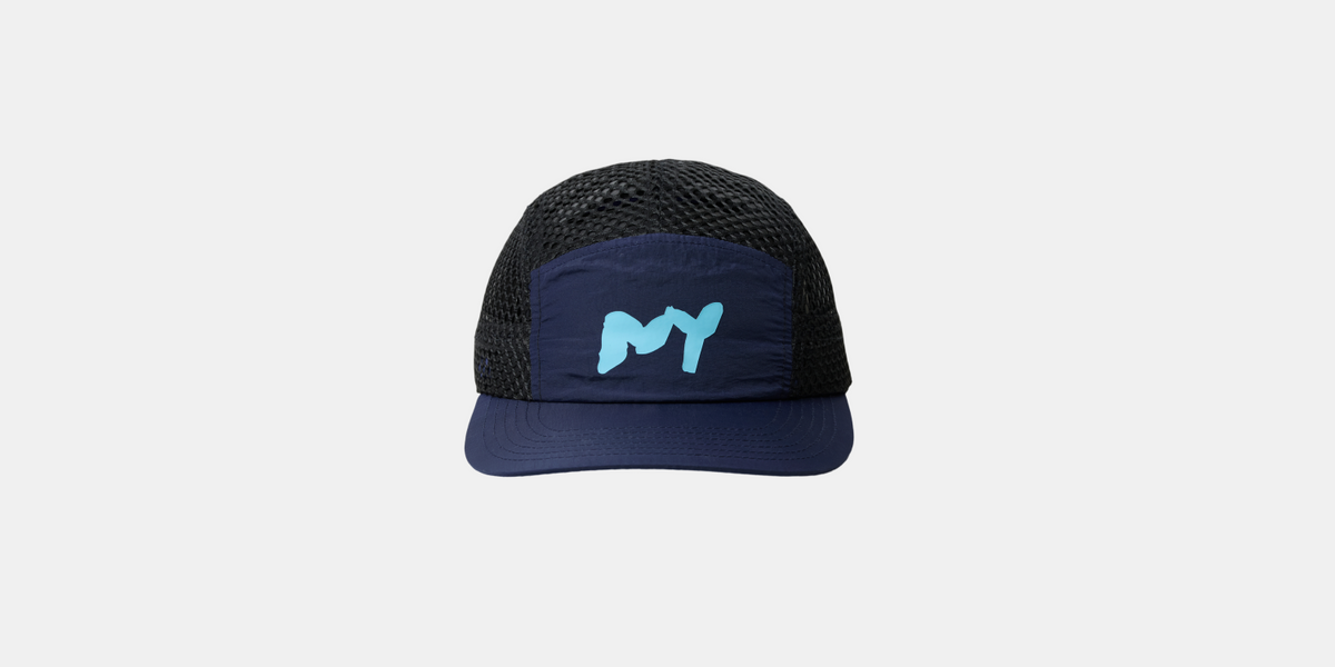 Bandit Open Mesh Run Hat - NY Navy / Black