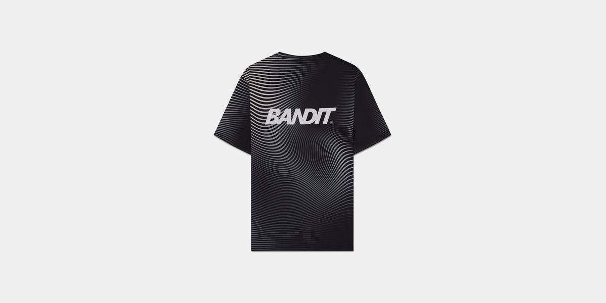 Drift™ Mirage Performance Tee - Black with Chalk Print