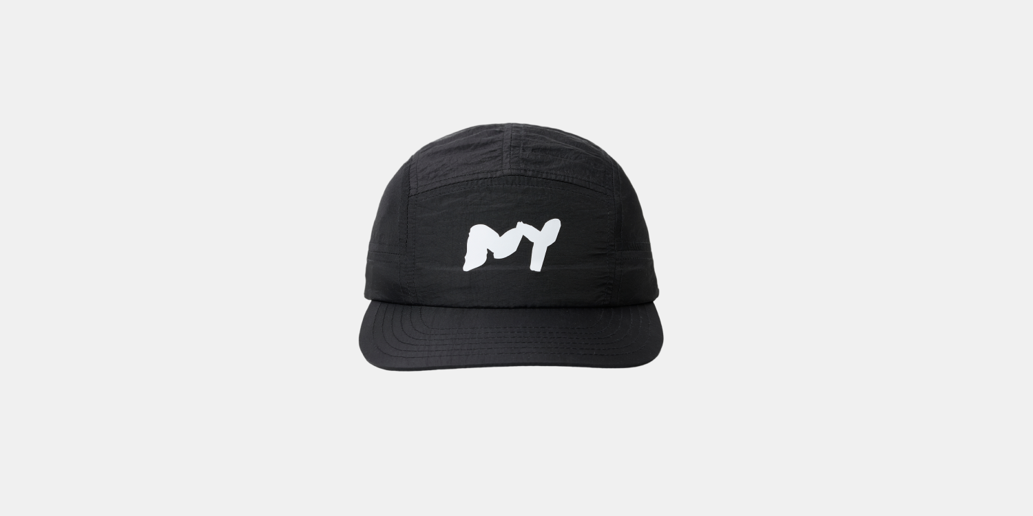 Nylon "Graffiti NY" Run Hat - Black