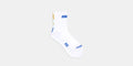 Thumbnail of Lite Run™ Socks - White with Deep Peri Blue (2 Pack)