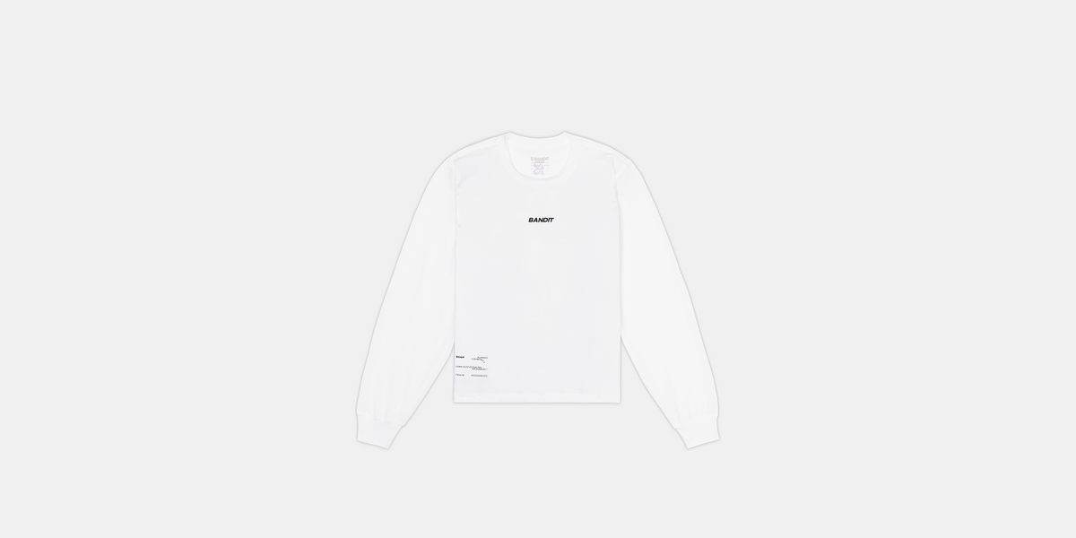 Women's Micromesh™ Long Sleeve Tee - White