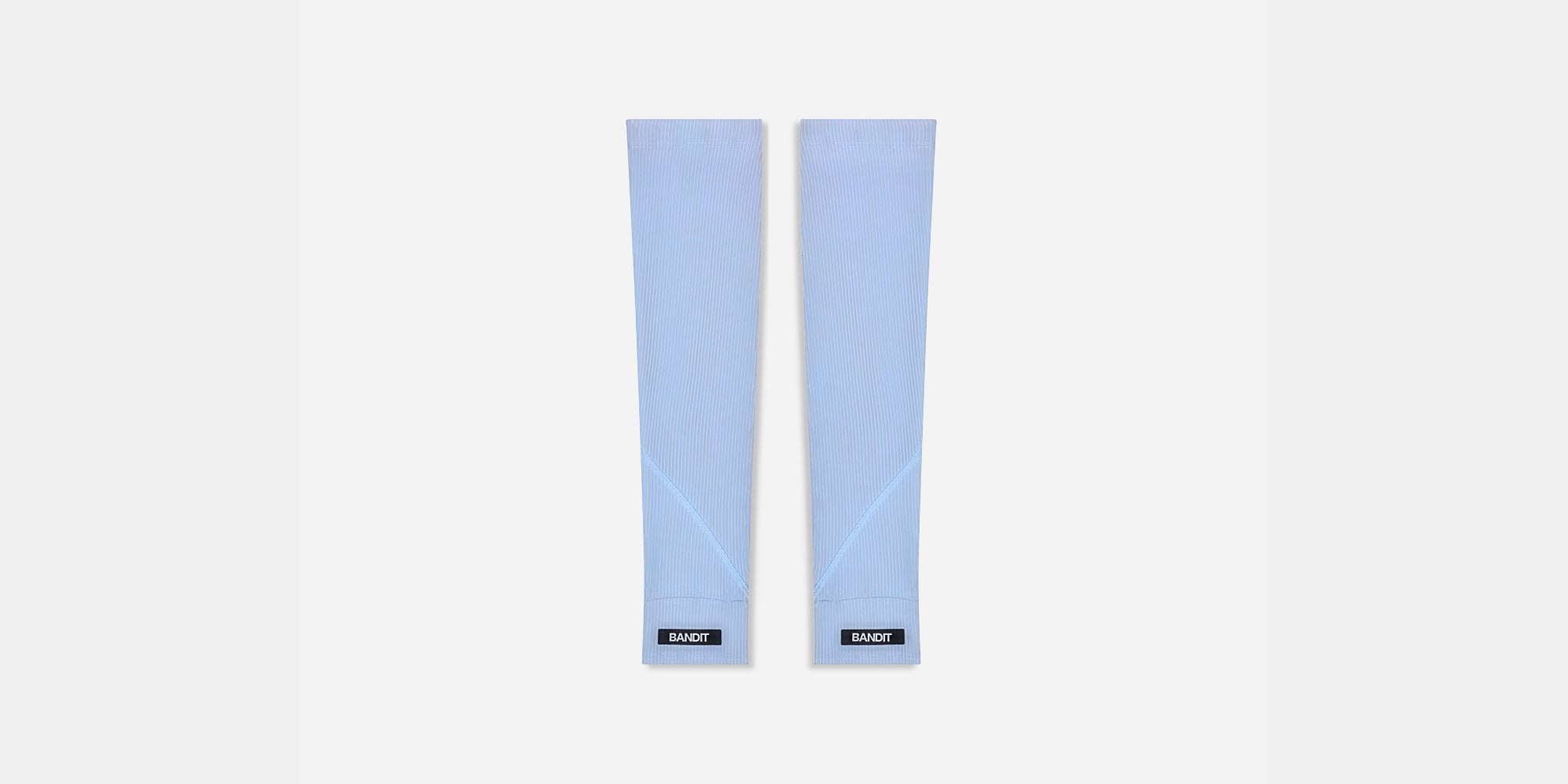 Striped Cadence™ Compression Sleeves - Breeze Blue