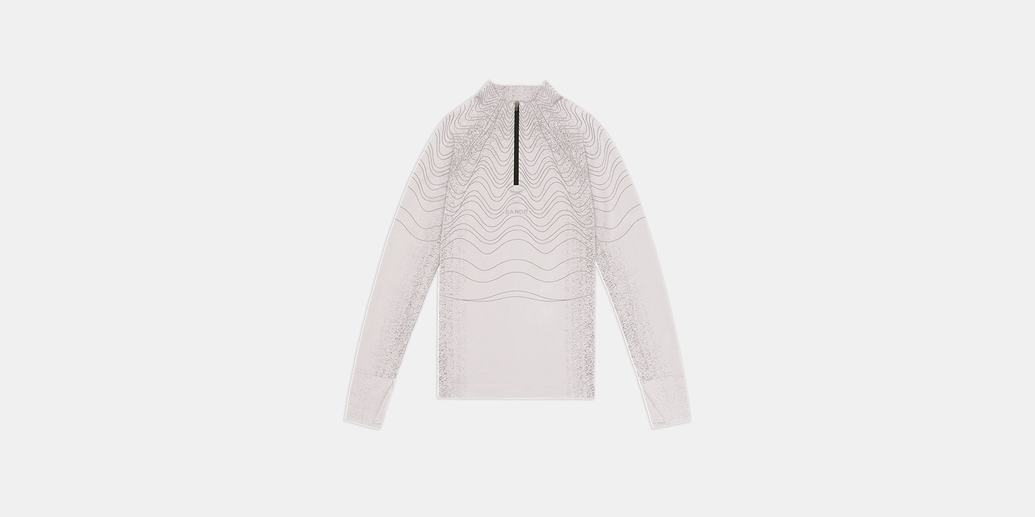 ao Women's Aceno Quarter Zip - Ash