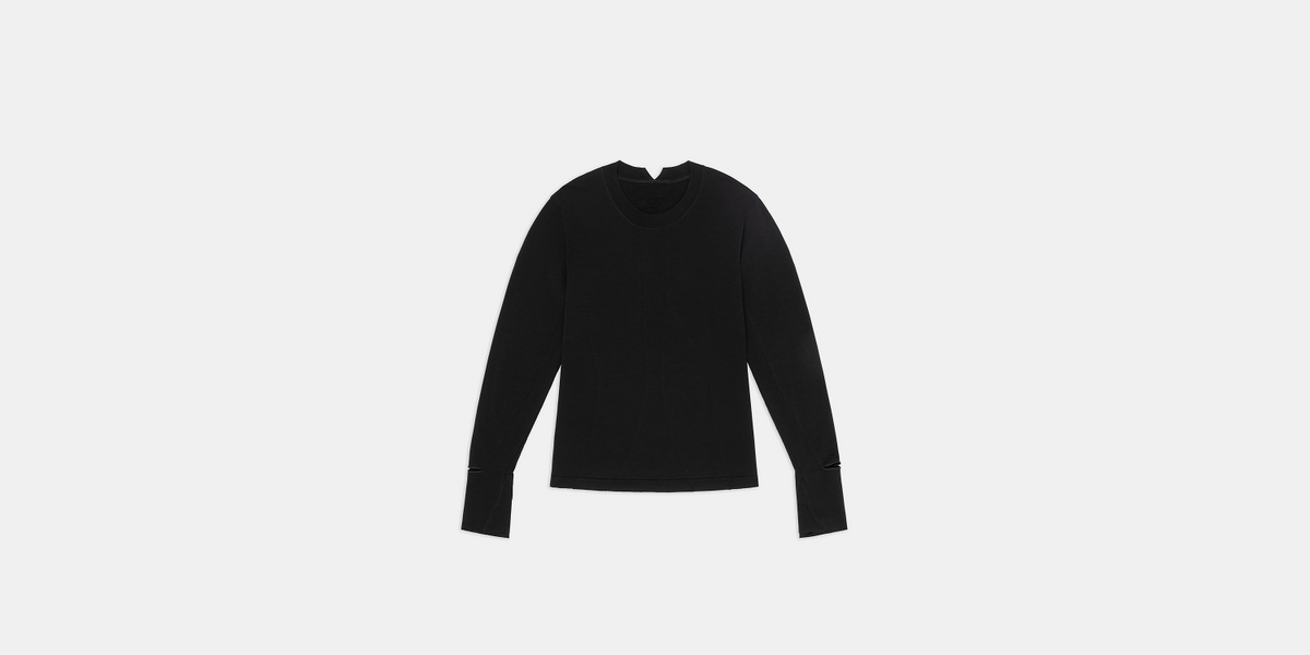 Women's AuraGrid™ Hooded Performance Top - Black