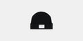 Thumbnail of Waffle Patch Beanie - Black