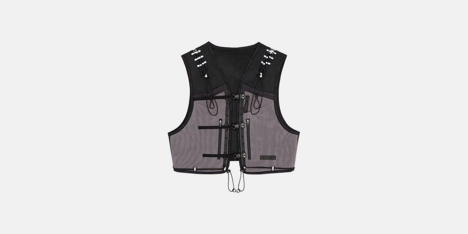 The Run Commute Vest, Unisex - Black