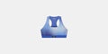 Thumbnail of Cadence™ Scoop Neck Run Bra - Deep Peri Blue Gradient